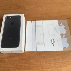 ☆美品☆Apple 正規品 iPhone7 ブラック 32GB 空箱 ケースのみ