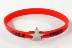 【中古】アクセサリー(非金属)(男性) EXILE ゴムブレス(レッド) 「EXILE LIVE TOUR 2013 “EXILE PRIDE”」