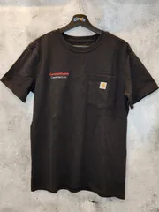 Carhartt 黒T 胸ポケット付 SP036