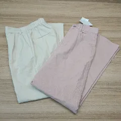 ◇ 新品 《 vis-a-vis ビサビ まとめ2点セット サイズS/M チャックボタン閉め ジーンズ/スラックス レディース 》 E  【1306050059920】