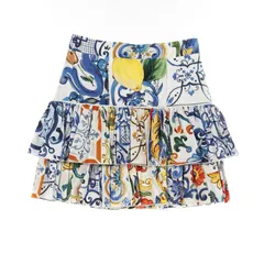 ドルチェアンドガッバーナ DOLCE & GABBANA スカート F4BCRT ホワイト コットン スカート レディース Used Aのサムネイル