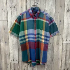 CHAPS RALPH LAUREN チャップス 半袖 チェック シャツ M