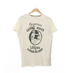 ディーゼル DIESEL Tシャツ フロントプリント 半袖 コットン アイボリー /MF ■OS