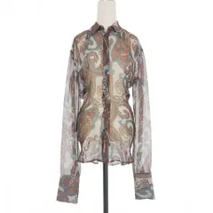 ディースクエアード DSQUARED2 22AW シースルーシャツ ブラウス 長袖 40 レッド 赤 S72DL0711 国内正規のサムネイル