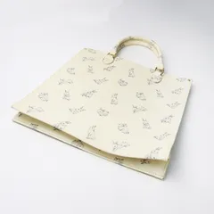 フランシュリッペ franche lippee シルエットトートバッグ シルエットうさぎ /ミルク スクエアハンドバッグ ラビット【2400013996075】のサムネイル