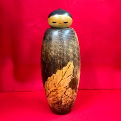昭和レトロ　民芸品　こけし　山中三平作　置物　郷土玩具