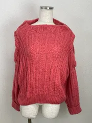 snidel F トップス　ニット 長袖 ピンク 20250924-0008