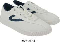 トレトン スニーカー メンズ 黒 ブラック ホワイト 白 おしゃれ ブランド 軽量 軽い シューズ テニス TRETORN ひも 紐 履きやすい 歩きやすい 父の日 tatms1534 ホワイト/ネイビー 28.0cmのサムネイル