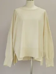 AP STUDIO ベージュ リブニットケープ　 フリーサイズ　完売品 ラインストーンパターンアンサンブルニット – BUNNY APARTMENT