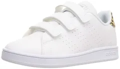 [アディダス] スニーカー アドバンコート ライフスタイル 面ファスナー キッズ フットウェアホワイト/フットウェアホワイト/ヘイジーベージュ(FY9246) [フットウェアホワイト/フットウェアホワイト/ヘイジーベージュ(FY9246)] [21.0 cm]