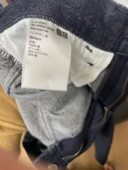 UNIQLO(ユニクロ) ワイド ストレート ジーンズ 470542 68 インディゴブルー 30