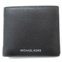 【新品 未使用】MICHAEL KORS マイケルコース アウトレット 財布 二つ折り財布 COOPER 36S4LCOF2L BLACK