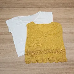 ◇ 《 ROYAL PARTY まとめ売り２点セット サイズF ノースリーブニット Tシャツ レディース 》 E  【1308160034385】