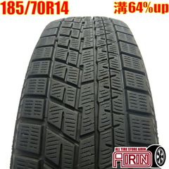 中古 185/70R14 YOKOHAMA iceGUARD 6 IG60 1本 スタッドレスタイヤ ヨコハマ アイスガード６ IG60 アリオン アレックス カローラアクシオ プレミオ フリード ストーリム ノート などに 中古タイヤ 14インチ