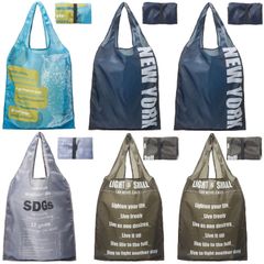 【AOTOBAG】洗える エコバッグ マチ付き 折り畳み 6個 セット [ＡＯＴＯ　ＢＡＧ＼ＴＨＥ　ＯＲＩＧＩＮＡＬ∞Ａ] 22L 大容量 軽量 コンパクト 買い物バッグ ランチバッグ 6点セット