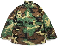 90s 米軍 U.S.ARMY ウッドランドカモ M-65 フィールドジャケット S-S★11 オールド ビンテージ ミリタリー