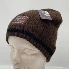 冬KO3178□EDWIN エドウィン ニットキャップ ビーニー ニット帽 ブラウン 未使用タグ付き 防寒
