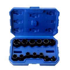 ツイストソケット☆ナットリムーバー☆13点セット　9.5ｍｍ