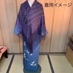 ショール　和装ショール　レース　薄物　s11