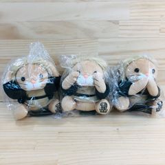 AR42058 未開封品 リッツカールトン THE RITZ-CARLTON 日光 NIKKO ぬいぐるみ ライオン 見ざる言わざる聞かざる