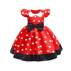 ミニー コスプレ 子供 ワンピース スカート ディズニー 100 ハロウィン