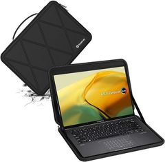 Smatree Compatible Hard EVA Protective Sleeve Case for 14-inch ASUS Zenbook UX3402 Laptop - Waterproof, 360-Degree Shockproof Notebook Bag (Black, For ASUS 14-inch (M50))