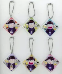 【中古】キーホルダー・マスコット(キャラクター) [単品] 6つ子 アクリルキーホルダー6個セット 「おそ松さん 福袋」 アニメイト30周年記念プレミアム福袋