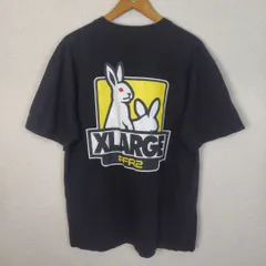 XLARGE エクストララージ #FR2 Tシャツ バックプリント コラボ ブラック メンズ 古着 ストリート
