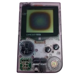 186000 ジャンク品 Nintendo 任天堂 ゲームボーイpocket MGB-001  クリアパープル