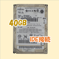 【ジャンク】FUJITSU 2.5インチ HDD IDE(Ultra ATA) 40GB MHV2040AT①