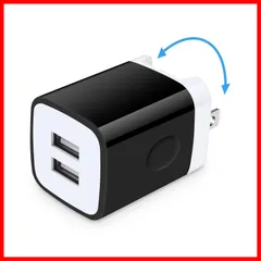 【人気商品】usb Android充電器 acアダプター PSE認証済 携帯充電器 コンパクト アンドロイド充電器 iPhone充電器 ac充電器 2.4A iPhone 小型 13 12 充電コンセント 11 2ポート 8 折畳み XR 12W XS usb