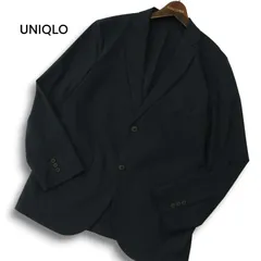 UNIQLO ユニクロ 春夏★ SLIM FIT 感動ジャケット★ テーラード ジャケット Sz.M メンズ 紺 ネイビー
