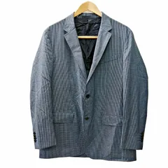 ヴァレンティノ ヴァレンチノ  VALENTINO 美品 テーラードジャケット ブレザー チェック柄 ウール 46 グレー 0123 ■GY09のサムネイル