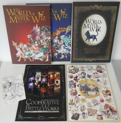 (설정 자료집, 색지 첨부) 마법사와 검은 고양이 위즈 5th Anniversary Art Collection - Quiz RPG: The World of Mystic Wiz - 5th Anniversary Art Collection Book