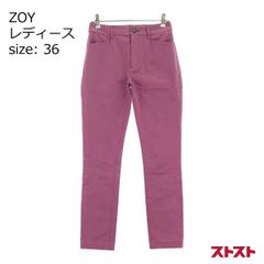 ZOY ゾーイ ストレッチ パンツ パープル系 36 [240101128466]