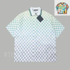 【今日WTO】Louis Vuitton 25ss Check Jacquard Polo Shirt-RA75