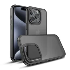 【新着商品】iPhone15Pro ケース スマホカバー 半透明 マット感 全面保護 用 耐衝撃 擦り傷防止 滑り止め Pro 指紋防止 黄ばみなし ストラップホール付き 米軍MIL規格取得 iPhone15 iPhone 15 Pro 6.1インチ 【202