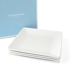 新品 ウェッジウッド ジオ スモールスクエアプレート 14.5cm 4個セット 皿 ギフト 結婚祝い プレゼント 贈り物 食器セット ギフトセット