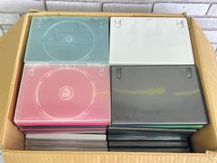 【W7-35】☆ DVD 空ケースまとめ　73枚セット　白　黒　クリア　カラフル