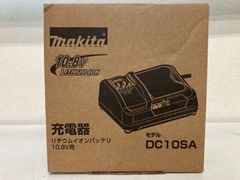 マキタ　充電器　DC10SA　新品未使用　リチウムイオンバッテリ10.8V用　 インボイス対応領収書OK　平日のみ発送