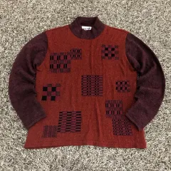 ISSEY MIYAKE クルーネックセーター イッセイミヤケ ニット 三宅一生 中古・古着通販】ISSEY MIYAKE (イッセイミヤケ) 80sハイネック