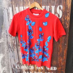 【Hollywood Ranch Market】 ハリウッドランチマーケット ハリラン 聖林公司 プリント 刺繍 ビーズ飾り Tシャツ  1 (S)