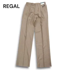 未使用★ REGAL リーガル 通年 ウール ストレッチ ストレート スラックス パンツ Sz.79　メンズのサムネイル