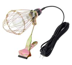 高儀(Takagi) EARTH MAN クリップライト 200W 耐震球 CLT-120【連結コンセント付】【口径E26】【照射角度調整】作業用 工事用 現場 ライト 照明 投光器 植物育成