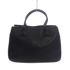 ロンシャン LONGCHAMP トートバッグ レザー ロゴ ゴールド金具 黒 ブラック ■GY18 /MQのサムネイル