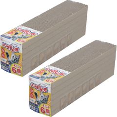 ネコの爪とぎ アイリスオーヤマ 6個パック×2個 (まとめ買い)