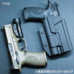 国内製造品 六七五 S&W M&P9 ストリームライト TLR-1 HL 専用 カイデックスホルスター 右用 Blackカラー
