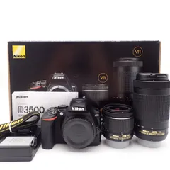 2025年最新】nikon d3500 ダブルズームキットの人気アイテム - メルカリ