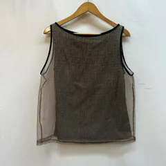 【美品】FENDI　フェンディ　カットソー　ノースリーブ　ベージュ　マップ柄 楽天市場】フェンディ（タンクトップ｜トップス）：レディース