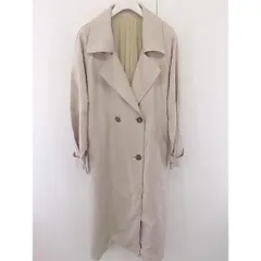 ◇ titivate ティティベイト プリーツ 切替 長袖 トレンチ コート サイズM ベージュ レディース  【中古】 【1205120003729】のサムネイル